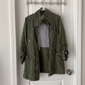 LOFT fall utility jacket size small